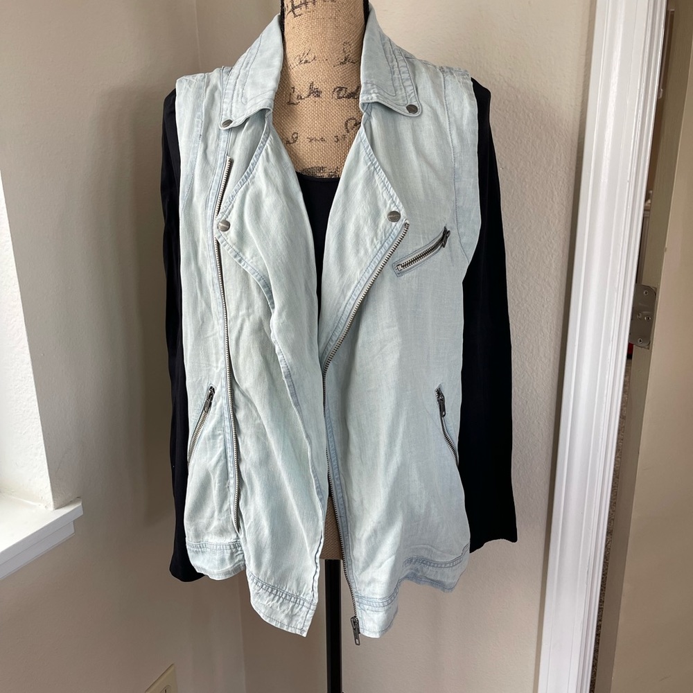 NWT Gentle Fawn Factory Denim Vest Size S. - Picture 3 of 6